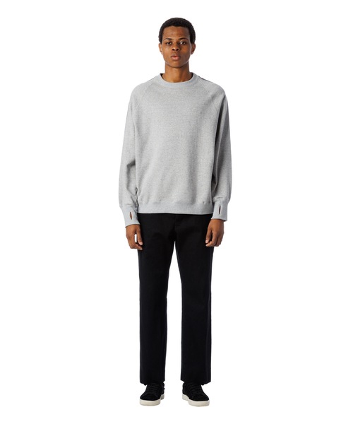 Sandinista(サンディニスタ)の「Tape Raglan Sweatshirt / サイドライン入りラグラントレーナー(スウェット・メンズ・オレンジ系その他/ブラック/ヘザーグレー・SMALL/LARGE/MEDIUM)」の19枚目の写真