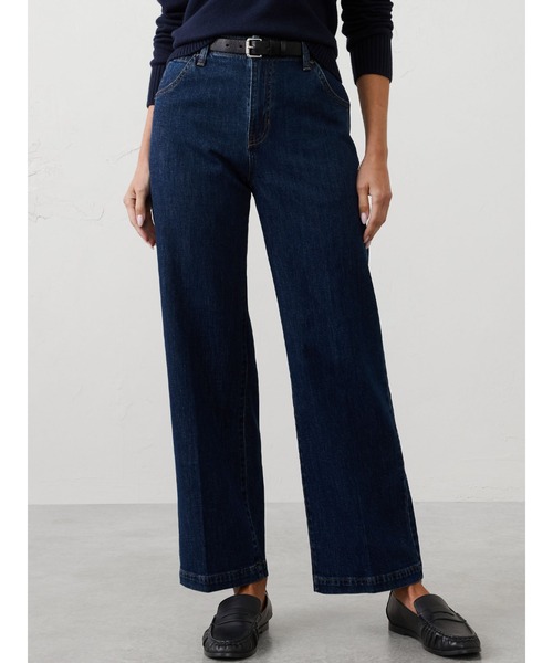 BANANA REPUBLIC FACTORY STORE(バナナリパブリック ファクトリーストア)の「BANANA REPUBLIC FACTORY STORE ストレートハイライズ テーラードジーンズ(デニムパンツ・レディース・ブルー/インディゴブルー・24/25/26/27/28)」の2枚目の写真
