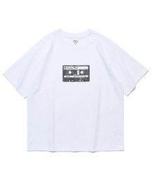 ANALOG MOOD（アナログムード）の「アナログテープ半袖Tシャツ（ホワイト）（Tシャツ/カットソー）」