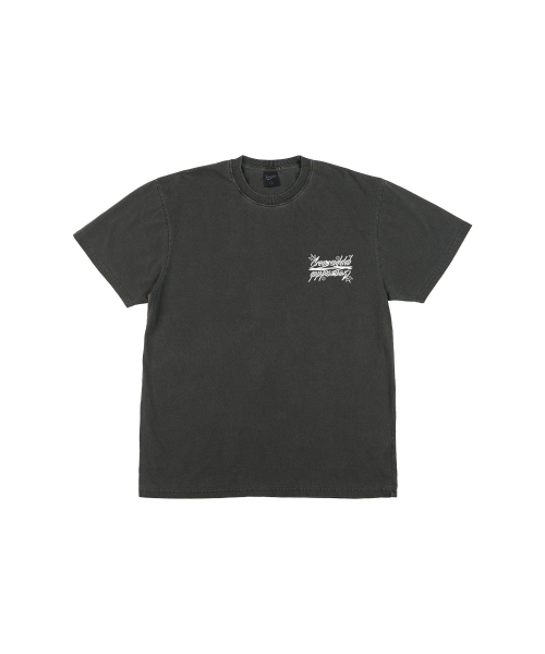 CREAM SODA LAB(クリームソーダラボ)の「シーアルエスディーエル スモールロゴガーメントダイピグメント半袖Tシャツスモーキーチャコールホワイト(Tシャツ/カットソー・メンズ・その他・LARGE/X-LARGE)」の6枚目の写真