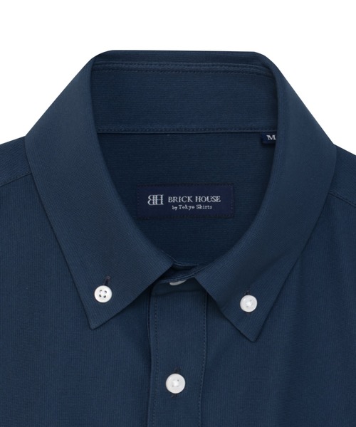 TOKYO SHIRTS（トウキョウシャツ）の「ビズポロ ポロシャツ コンフォートドライ 半袖 メンズ（ポロシャツ・メンズ・ネイビー・XL/LL/L/M/S）」の3枚目の写真
