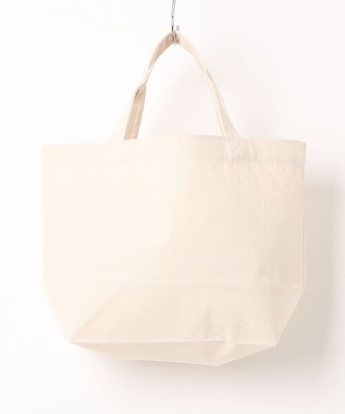 Ol' Basics(オールベーシックス)の「Ol' Basics(オール・ベーシックス) トートバッグ キャンバス ブルドッグ&フラッグイラスト カレッジロゴ プリント 鞄 BAG アメカジ メンズ レディース ユニセックス SMサイズ(トートバッグ・レディース・ベージュ系1/ベージュ系2・FREE)」の4枚目の写真