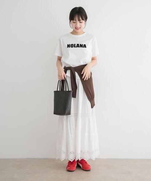 ITEMS URBANRESEARCH(アイテムズ アーバンリサーチ)の「コットンレーススカート(スカート・レディース・ブラック/ホワイト・FREE)」の5枚目の写真