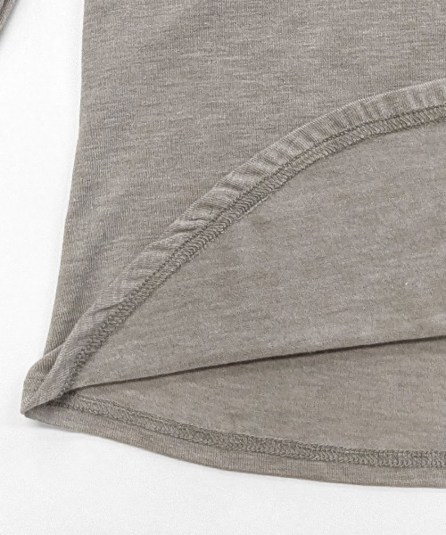 Riff(リフ)の「ツイストオフショルトップス(Tシャツ/カットソー・レディース・アイボリー/ブラック/モカ/グレー・FREE)」の14枚目の写真