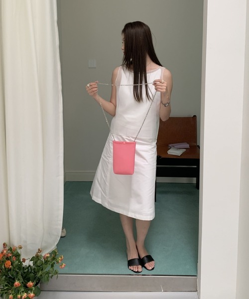LA VORAGINE(ラ ヴォラジネ)の「ジェリーチェーンショルダーBAG/Jelly chain shoulder bag(ショルダーバッグ・レディース・ライトピンク/グリーン/Purple/White/PINK・FREE)」の13枚目の写真