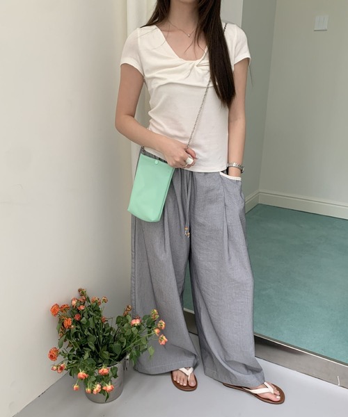 LA VORAGINE(ラ ヴォラジネ)の「ジェリーチェーンショルダーBAG/Jelly chain shoulder bag(ショルダーバッグ・レディース・ライトピンク/グリーン/Purple/White/PINK・FREE)」の18枚目の写真