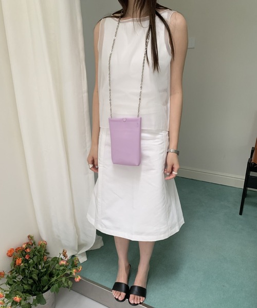 LA VORAGINE(ラ ヴォラジネ)の「ジェリーチェーンショルダーBAG/Jelly chain shoulder bag(ショルダーバッグ・レディース・ライトピンク/グリーン/Purple/White/PINK・FREE)」の22枚目の写真