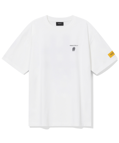 BEENTRILL(ビントリル)の「スタンプハッシュタグオーバーサイズ半袖Tシャツ(オフホワイト)(Tシャツ/カットソー・レディース・その他・SMALL/MEDIUM/LARGE/X-LARGE)」の3枚目の写真