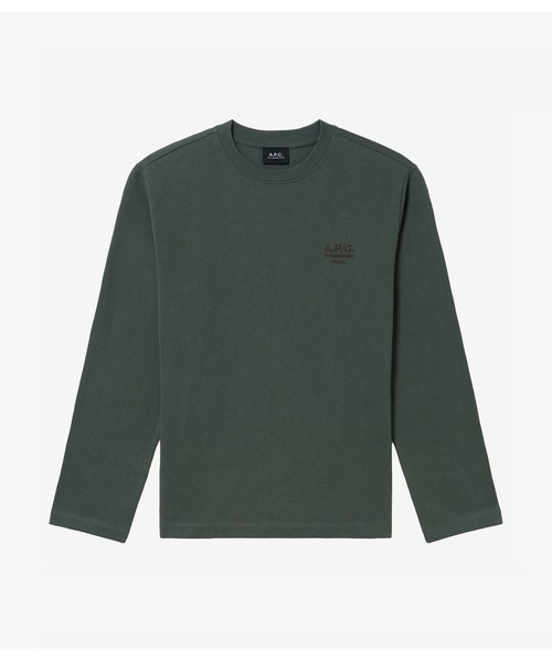A.P.C.（アーペーセー）の「JERSEY UNI AMELIORE（Tシャツ/カットソー・メンズ・ブラック/ネイビー/オフホワイト/グリーン系その他・S/M/L/XS）」の3枚目の写真