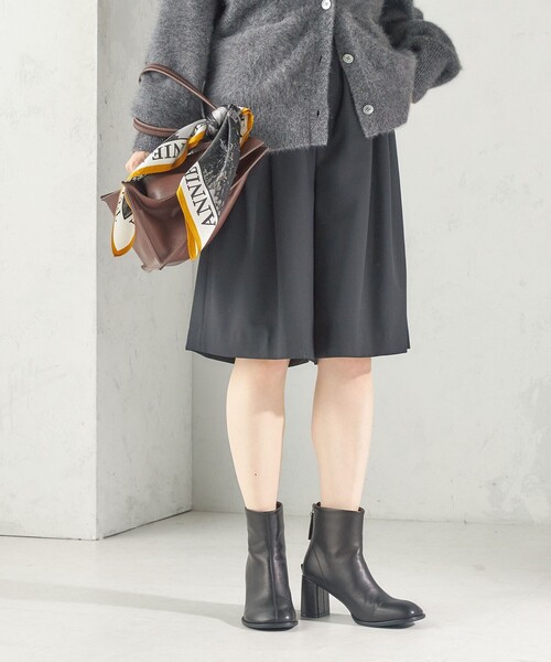 SHIPS(シップス)の「〈手洗い可能〉タック ギャザー ハーフ パンツ(その他パンツ・レディース・ブラック/チャコールグレー・ONE SIZE)」の17枚目の写真