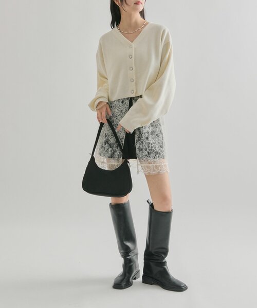 mystic(ミスティック)の「【ZOZO限定REVIVAL】26AW Vボタンカーディガン(カーディガン/ボレロ・レディース・グレー/ネイビー/オフホワイト・FREE)」の10枚目の写真