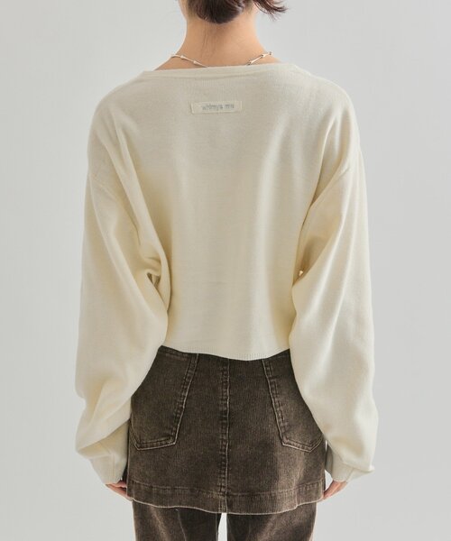 mystic(ミスティック)の「【ZOZO限定REVIVAL】26AW Vボタンカーディガン(カーディガン/ボレロ・レディース・グレー/ネイビー/オフホワイト・FREE)」の15枚目の写真
