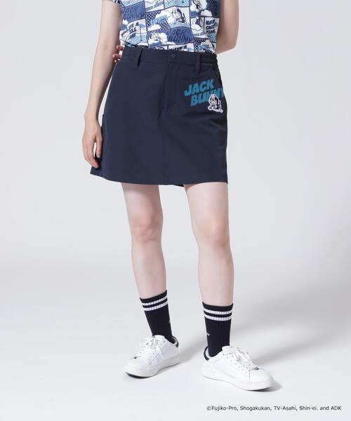 Jack Bunny!!(ジャックバニー)の「【ドラえもん】ストレッチミニリップ スカート(スカート・レディース・ネイビー/オレンジ・MEDIUM/LARGE/SMALL)」の1枚目の写真