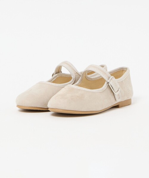 green label relaxing(グリーンレーベルリラクシング)の「ストラップ フラットシューズ / キッズ 17cm-23cm(バレエシューズ・キッズ・ブラウン系/ブラック/ナチュラル・17cm/20cm/18cm/22cm/21cm/23cm/19cm)」の7枚目の写真