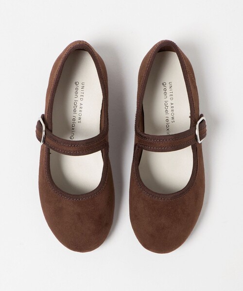green label relaxing(グリーンレーベルリラクシング)の「ストラップ フラットシューズ / キッズ 17cm-23cm(バレエシューズ・キッズ・ブラウン系/ブラック/ナチュラル・17cm/20cm/18cm/22cm/21cm/23cm/19cm)」の16枚目の写真