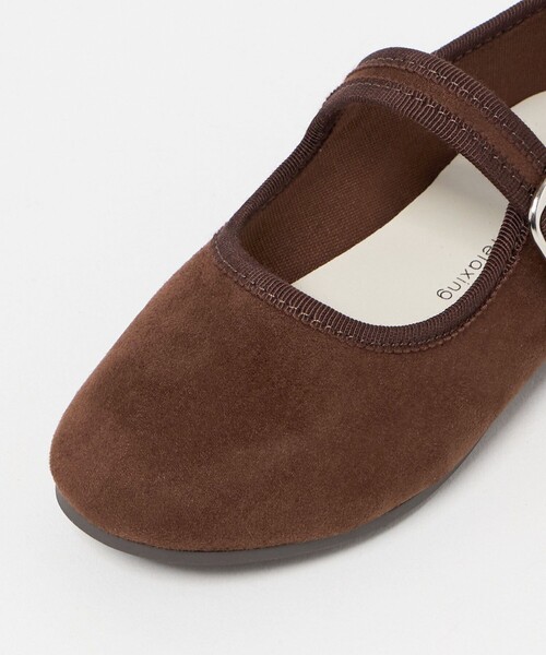 green label relaxing(グリーンレーベルリラクシング)の「ストラップ フラットシューズ / キッズ 17cm-23cm(バレエシューズ・キッズ・ブラウン系/ブラック/ナチュラル・17cm/20cm/18cm/22cm/21cm/23cm/19cm)」の17枚目の写真