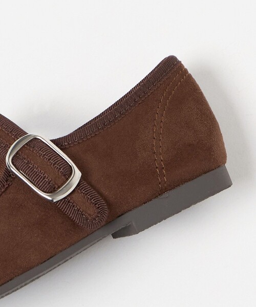 green label relaxing(グリーンレーベルリラクシング)の「ストラップ フラットシューズ / キッズ 17cm-23cm(バレエシューズ・キッズ・ブラウン系/ブラック/ナチュラル・17cm/20cm/18cm/22cm/21cm/23cm/19cm)」の18枚目の写真