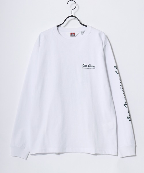 BEN DAVIS(ベンデイビス)の「BEN DAVIS/ベンデイビス GRAPHIC LS TEE/ストリート バックプリント ロゴ ワンポイント 長袖Tシャツ/ロンT/レディース メンズ(Tシャツ/カットソー・メンズ・ブラック/ホワイト/ネイビー・XL/L/M)」の10枚目の写真