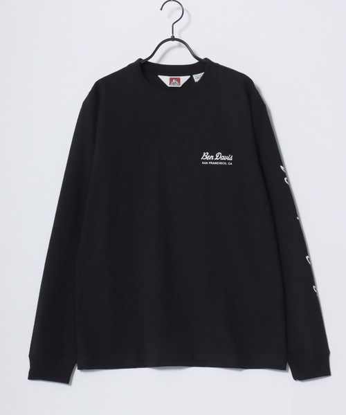 BEN DAVIS(ベンデイビス)の「BEN DAVIS/ベンデイビス GRAPHIC LS TEE/ストリート バックプリント ロゴ ワンポイント 長袖Tシャツ/ロンT/レディース メンズ(Tシャツ/カットソー・メンズ・ブラック/ホワイト/ネイビー・XL/L/M)」の12枚目の写真