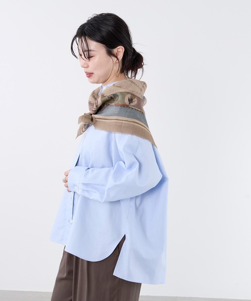 AULENTTI(オウレンティ)の「【AULENTTI】スカーフ-ARMILLARY SPHERE Scarf(バンダナ/スカーフ・レディース・ベージュ・FREE)」の9枚目の写真