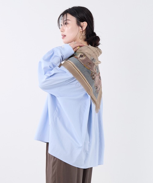 AULENTTI(オウレンティ)の「【AULENTTI】スカーフ-ARMILLARY SPHERE Scarf(バンダナ/スカーフ・レディース・ベージュ・FREE)」の10枚目の写真