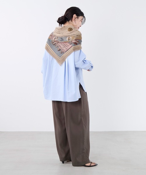AULENTTI(オウレンティ)の「【AULENTTI】スカーフ-ARMILLARY SPHERE Scarf(バンダナ/スカーフ・レディース・ベージュ・FREE)」の15枚目の写真