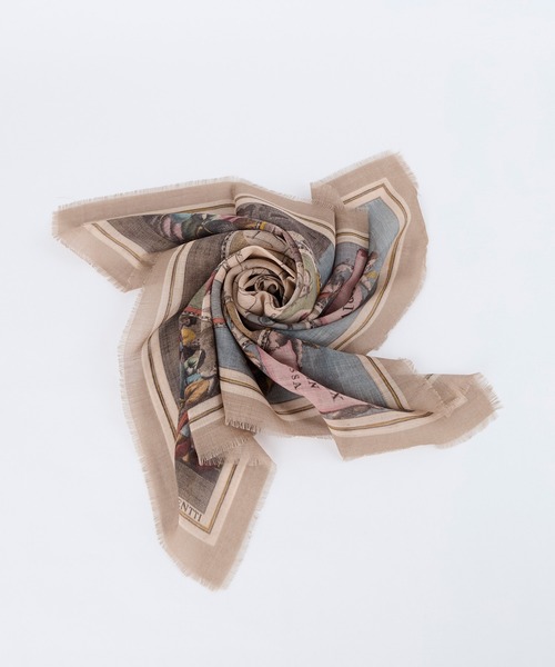 AULENTTI(オウレンティ)の「【AULENTTI】スカーフ-ARMILLARY SPHERE Scarf(バンダナ/スカーフ・レディース・ベージュ・FREE)」の19枚目の写真