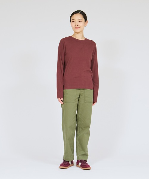 HANES(ヘインズ)の「【Hanes/ヘインズ】レディース Japan Fit for HER【2枚組】クルーネックロングスリーブTシャツ(Tシャツ/カットソー・レディース・ブラウン系その他/その他1・LARGE/MEDIUM)」の8枚目の写真