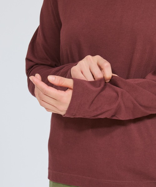 HANES(ヘインズ)の「【Hanes/ヘインズ】レディース Japan Fit for HER【2枚組】クルーネックロングスリーブTシャツ(Tシャツ/カットソー・レディース・ブラウン系その他/その他1・LARGE/MEDIUM)」の5枚目の写真
