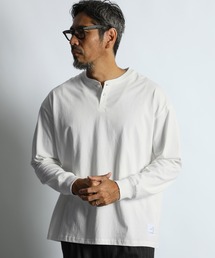 The DUFFER of ST.GEORGE | 8oz HEAVY WEIGHT HENLEY NECK L/SL TEE:8オンス ヘビーウェイト ヘンリーネック ロンT(Tシャツ/カットソー)