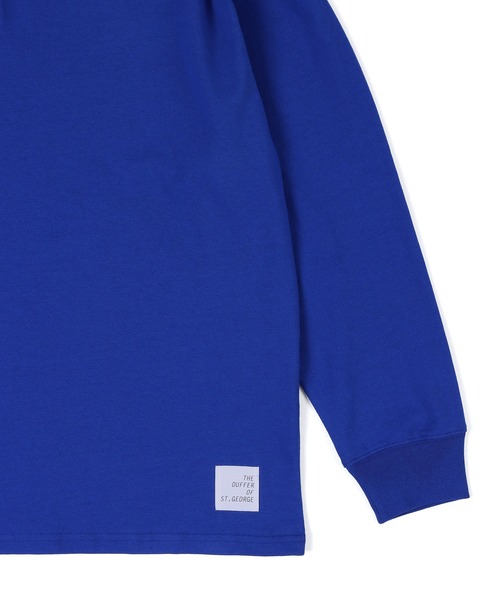 The DUFFER of ST.GEORGE(ザダファーオブセントジョージ)の「8oz HEAVY WEIGHT HENLEY NECK L/SL TEE:8オンス ヘビーウェイト ヘンリーネック ロンT(Tシャツ/カットソー・メンズ・ブルー/ブラック/ホワイト・LARGE/MEDIUM/X-LARGE/SMALL)」の18枚目の写真