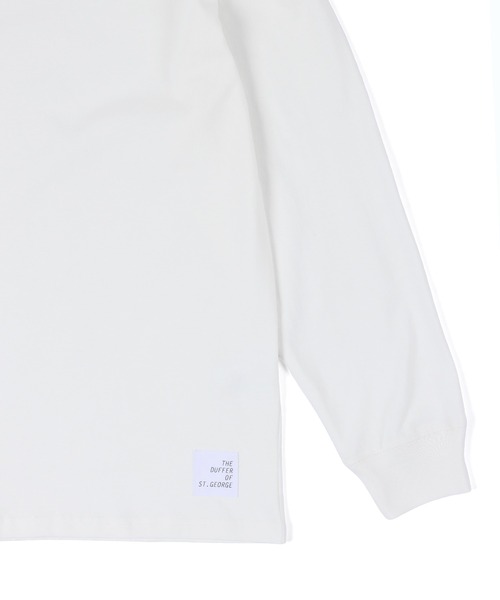 The DUFFER of ST.GEORGE(ザダファーオブセントジョージ)の「8oz HEAVY WEIGHT HENLEY NECK L/SL TEE:8オンス ヘビーウェイト ヘンリーネック ロンT(Tシャツ/カットソー・メンズ・ブルー/ブラック/ホワイト・LARGE/MEDIUM/X-LARGE/SMALL)」の16枚目の写真
