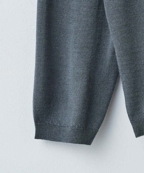 elegancese(エレガンセーゼ)の「【elegancese】Wool cashmere box-cardigan(カーディガン/ボレロ・レディース・ブラック/グレー/ダークブラウン/ホワイト・FREE)」の14枚目の写真