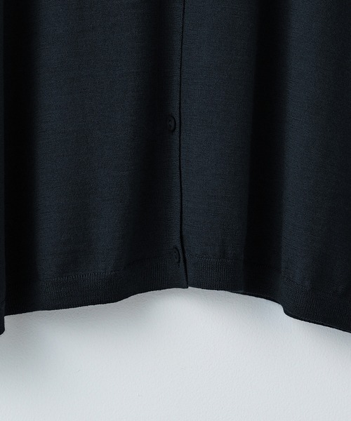 elegancese(エレガンセーゼ)の「【elegancese】Wool cashmere box-cardigan(カーディガン/ボレロ・レディース・ブラック/グレー/ダークブラウン/ホワイト・FREE)」の21枚目の写真