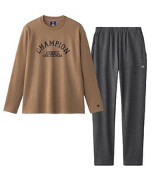 Champion（チャンピオン）の「Champion チャンピオン ルームウェア 長袖長パンツ 綿混ダンボールニット（ルームウェア/パジャマ）」