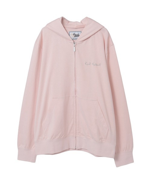 KARL HELMUT(カールヘルム)の「テリアプリントパーカー(パーカー・メンズ・ネイビー/ブラック/ピンク・LARGE/MEDIUM)」の4枚目の写真