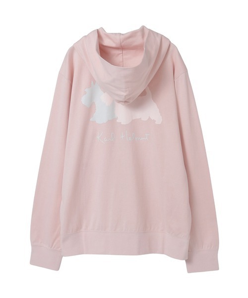 KARL HELMUT(カールヘルム)の「テリアプリントパーカー(パーカー・メンズ・ネイビー/ブラック/ピンク・LARGE/MEDIUM)」の5枚目の写真