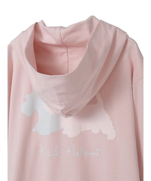 KARL HELMUT(カールヘルム)の「テリアプリントパーカー(パーカー・メンズ・ネイビー/ブラック/ピンク・LARGE/MEDIUM)」の7枚目の写真