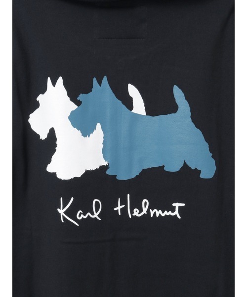 KARL HELMUT(カールヘルム)の「テリアプリントパーカー(パーカー・メンズ・ネイビー/ブラック/ピンク・LARGE/MEDIUM)」の13枚目の写真