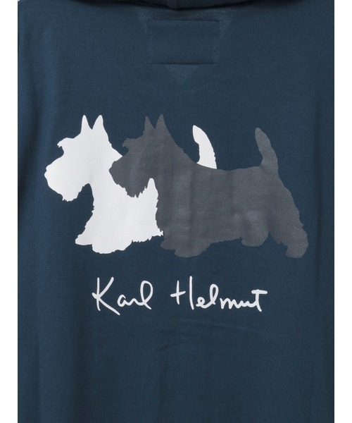KARL HELMUT(カールヘルム)の「テリアプリントパーカー(パーカー・メンズ・ネイビー/ブラック/ピンク・LARGE/MEDIUM)」の15枚目の写真
