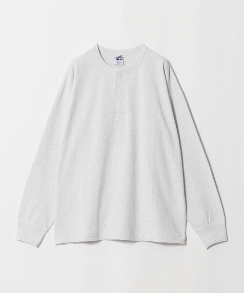 BEAUTY&YOUTH UNITED ARROWS(ビューティーアンドユースユナイテッドアローズ)の「”THE HEAVY”10oz ヘビー ワイド ヘンリーネック カットソー(Tシャツ/カットソー・メンズ・オフホワイト/ライトグレー/ダークグレー・XXL/XL/M/S/L)」の11枚目の写真
