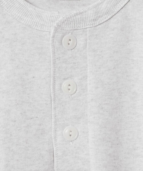 BEAUTY&YOUTH UNITED ARROWS(ビューティーアンドユースユナイテッドアローズ)の「”THE HEAVY”10oz ヘビー ワイド ヘンリーネック カットソー(Tシャツ/カットソー・メンズ・オフホワイト/ライトグレー/ダークグレー・XXL/XL/M/S/L)」の15枚目の写真