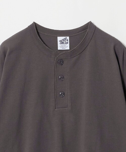 BEAUTY&YOUTH UNITED ARROWS(ビューティーアンドユースユナイテッドアローズ)の「”THE HEAVY”10oz ヘビー ワイド ヘンリーネック カットソー(Tシャツ/カットソー・メンズ・オフホワイト/ライトグレー/ダークグレー・XXL/XL/M/S/L)」の18枚目の写真