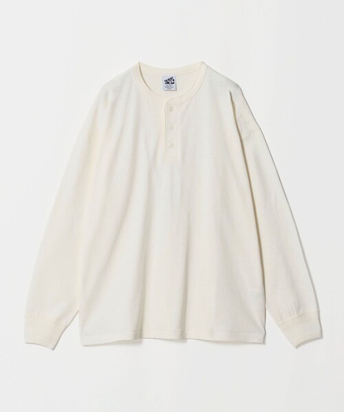 BEAUTY&YOUTH UNITED ARROWS(ビューティーアンドユースユナイテッドアローズ)の「”THE HEAVY”10oz ヘビー ワイド ヘンリーネック カットソー(Tシャツ/カットソー・メンズ・オフホワイト/ライトグレー/ダークグレー・XXL/XL/M/S/L)」の20枚目の写真