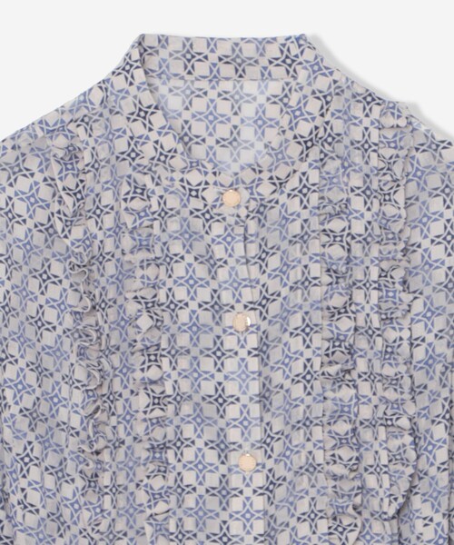 MACKINTOSH LONDON(マッキントッシュ ロンドン)の「【ANDREW/アンドリュー】バイカラーアンドリュープリントワンピース(ワンピース・レディース・ブルー系その他4/ベージュ系その他5・38/40)」の14枚目の写真