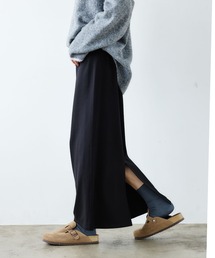 CROSS FUNCTION（クロスファンクション）の「《シワ軽減》とろみポンチナロースカート【CROSS FUNCTION クロスファンクション】（スカート）」