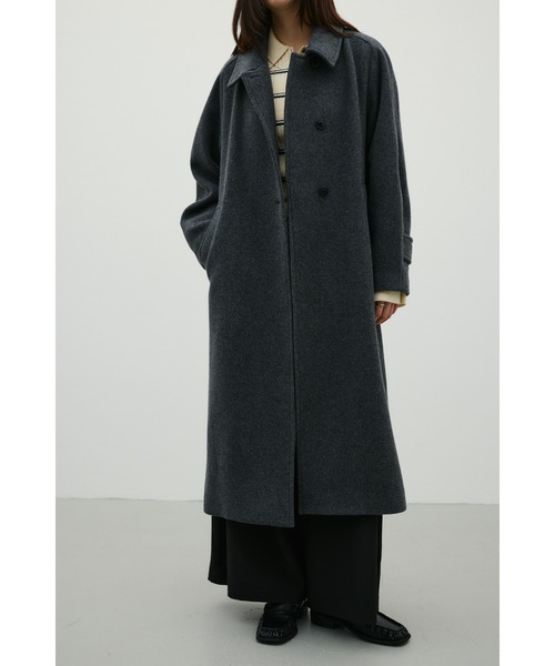 STYLEMIXER(スタイルミキサー)の「2WAYウールロングコート(その他アウター・レディース・ブラック/ブラウン/グレー・SMALL/MEDIUM)」の3枚目の写真