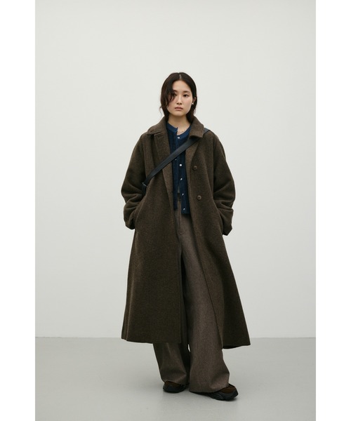 STYLEMIXER(スタイルミキサー)の「2WAYウールロングコート(その他アウター・レディース・ブラック/ブラウン/グレー・SMALL/MEDIUM)」の4枚目の写真