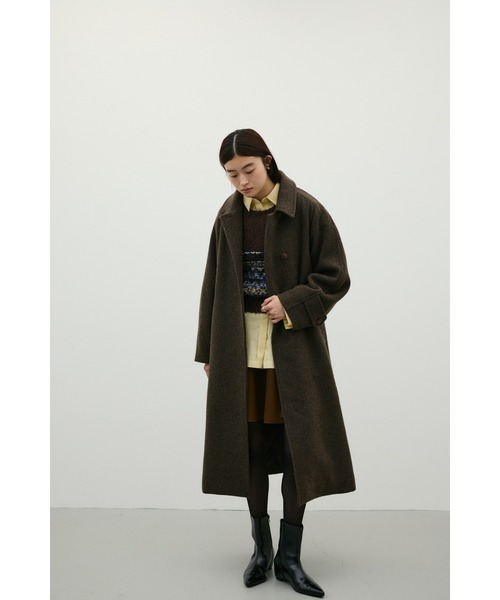 STYLEMIXER(スタイルミキサー)の「2WAYウールロングコート(その他アウター・レディース・ブラック/ブラウン/グレー・SMALL/MEDIUM)」の6枚目の写真
