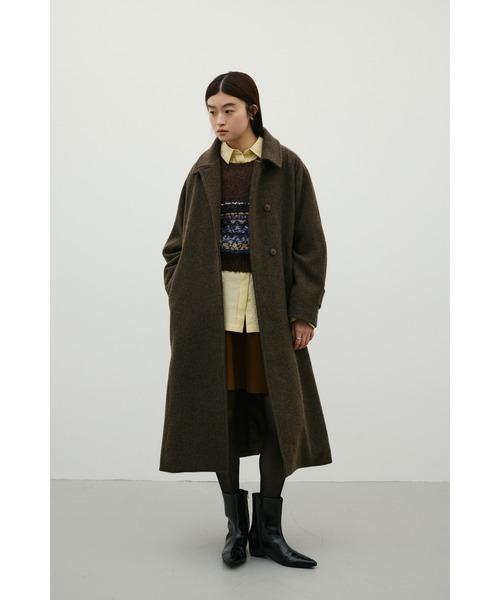 STYLEMIXER(スタイルミキサー)の「2WAYウールロングコート(その他アウター・レディース・ブラック/ブラウン/グレー・SMALL/MEDIUM)」の7枚目の写真